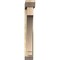Ekena Millwork Imperial Slat Rough Sawn Bracket w/ Offset Brace, Douglas Fir, 6"W x 32"D x 40"H BKT0604X32X40IMP06RDF - alternate 2